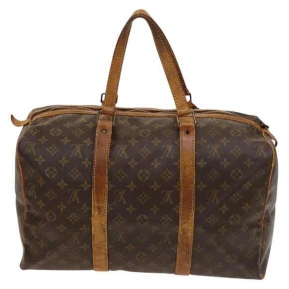 LOUIS VUITTON Monogram Sac Souple 45 Boston Bag LV Auth - Picture 3 of 16